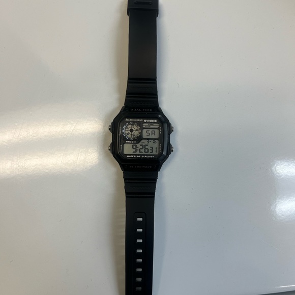 Accessories New Casio Ae120wh1a Mens Black Resin Strap World Time